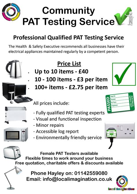 pat testing leavesden  Prices include call out fee and full labelling of appliances/ items and PDF PAT Certificate
